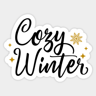 Cozy winter Sticker